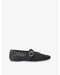 KG by Kurt Geiger - Noor Woven Ballet Flats - Lyst