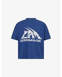 GODMADE - Logo-Print Oversized Cotton T-Shirt - Lyst