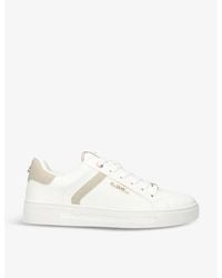 Carvela Kurt Geiger - Daze Faux-Leather Low-Top Trainers - Lyst