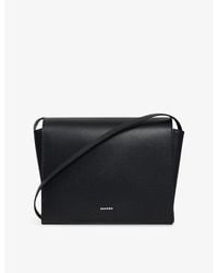 Sandro - Logo Small Leather Shoulder Bag - Lyst