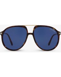 Tom Ford - Tr001780 Ft1079 Pilot-frame Acetate Sunglasses - Lyst