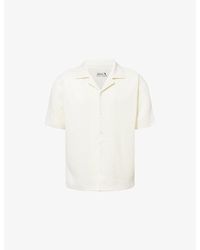 Jonathan Simkhai - Troy Short-Sleeve Knitted Shirt - Lyst