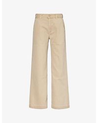 Citizens of Humanity - Beverly Mid-rise Wide-leg Woven Jeans - Lyst