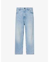 Carhartt - Brandon Straight-Leg Cotton Denim Jeans - Lyst