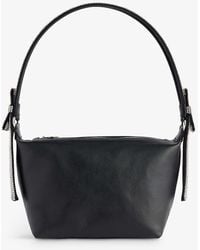 Kara - Bow Crystal-embellished Leather Top-handle Bag - Lyst