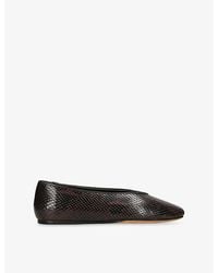 Le Monde Beryl - Classic Regency Leather Ballet Flats - Lyst