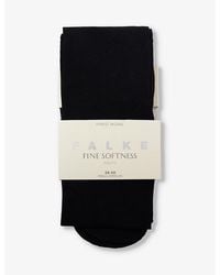 FALKE - Fine Softness Stretch-Woven Tights - Lyst
