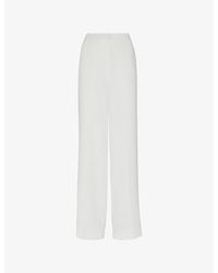 Whistles - Andie Straight-Leg High-Rise Woven Wedding Trousers - Lyst