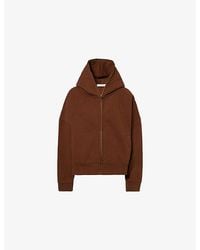 Entire studios - Eternal Zip-Up Cotton Hoody - Lyst