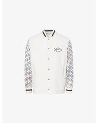 Givenchy - Monogram Varsity Wool-Blend Bomber Jacket - Lyst