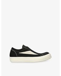 Rick Owens - Vintage Laceless Canvas Trainers - Lyst