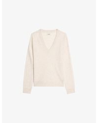Zadig & Voltaire - Vivi V-Neck Regular-Fit Cashmere Jumper - Lyst