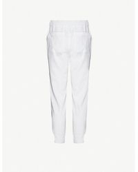 Bella Dahl - Easy Cropped High-rise Woven jogging Botto - Lyst