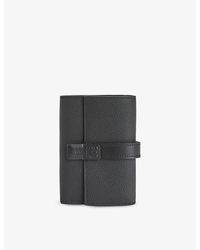 Loewe - Anagram-embossed Vertical Leather Wallet - Lyst