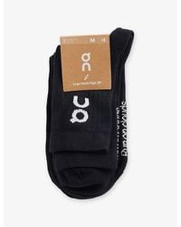 On Shoes - Logo Ribbed Pack Of Three Stretch-Cott Blend Socks - Lyst