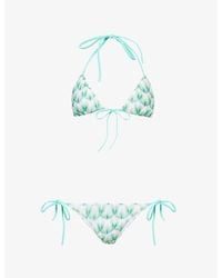 Missoni - Chevron-Print Raschel Knit Bikini Set - Lyst