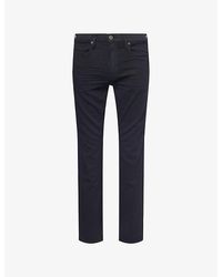 PAIGE - Federal Slim Straight-Leg Stretch-Denim Jeans - Lyst
