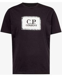 C.P. Company - Logo-print Crewneck Cotton-jersey T-shirt X - Lyst