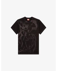 DIESEL - T-Norm-V7 Laser-Print Cotton-Jersey T-Shirt - Lyst