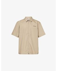 Carhartt - Postal Zip-Up Cotton-Blend Shirt - Lyst