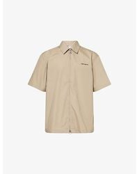 Carhartt - Postal Zip-Up Cotton-Blend Shirt - Lyst