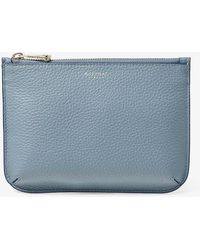 Aspinal of London - Ella Medium Pebble-leather Pouch - Lyst