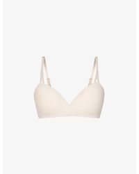 Calvin Klein - Seductive Comfort Stretch-Jersey Push-Up Bra - Lyst