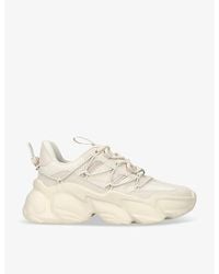 Steve Madden - Stormz Chunky-sole Woven Low-top Trainers - Lyst