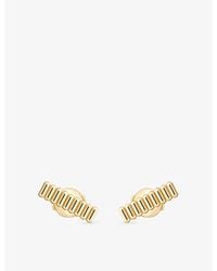 Boucheron - Quatre Grosgrain 18Ct- Stud Earrings - Lyst