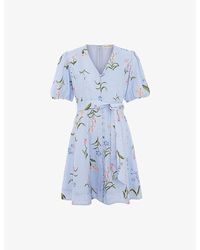 Phase Eight - Velma Floral-Print Cotton Mini Dress - Lyst