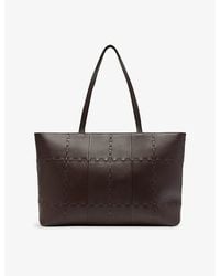 Whistles - Whipstitch Leather Tote Bag - Lyst
