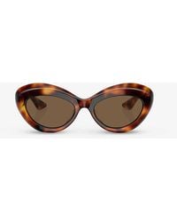 Oliver Peoples - Ov5523su 1968c Tortoiseshell-print Cat-eye Acetate Sunglasses - Lyst