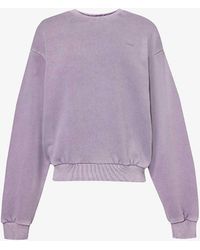 GYMSHARK - Everywear Comfort Logo-embossed Cotton-jersey Sweatshirt - Lyst