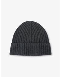 Reiss - Belfry Ribbed Wool-Blend Beanie - Lyst