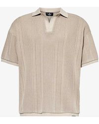 Represent - Short-sleeved Relaxed-fit Cotton Knitted Polo Shirt Xx - Lyst