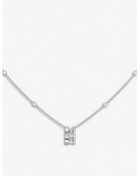 Messika - Move Romane 18ct White-gold And Diamond Necklace - Lyst
