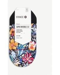 Stance Zoe Floral-print Woven Socks - Black