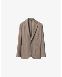 Eton - Flannel Tailored-Fit Wool Jacket - Lyst
