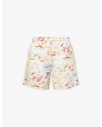 Vilebrequin - Moorea Fish-Print Swim Shorts - Lyst