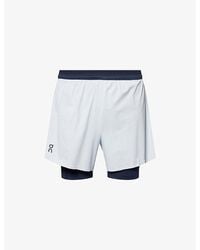 On Shoes - 5' Performance 2/1 Mesh Stretch-Woven Shorts - Lyst