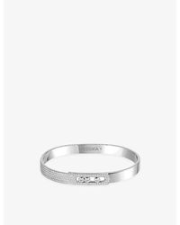 Messika - Move Noa 18Ct- And 1.18Ct Pavé-Diamond Bangle - Lyst
