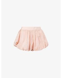 Frankie Shop - Alina Bubble Hem Woven Shorts - Lyst