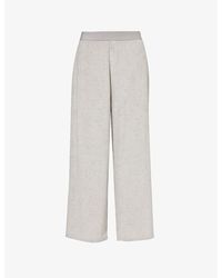 Calvin Klein - Cozy Relaxed-fit Cotton-blend Pyjama Botto - Lyst
