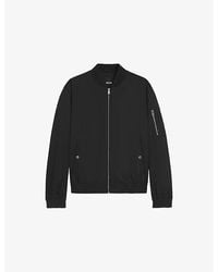 BOSS - Regular-Fit Zip-Up Woven Bomber Jacket - Lyst