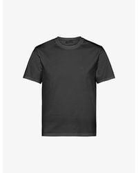 Prada - Logo-Embroidered Slim-Fit Stretch-Cotton T-Shirt Xxl - Lyst