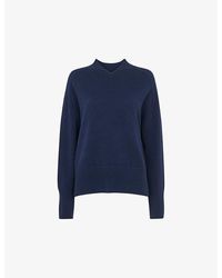 Whistles - V-Neck Relaxed-Fit Cashmere Jumper - Lyst