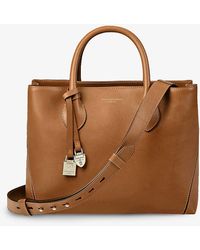 Aspinal of London - London Midi Leather Tote Bag - Lyst