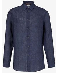Paul Smith - Button-fastened Regular-fit Linen Shirt - Lyst