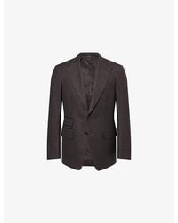 Tom Ford - Shelton Single-Breasted Checked Wool Jacket - Lyst