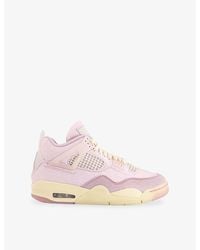 Nike - Air 4 Retro Leather And Mesh Trainers - Lyst